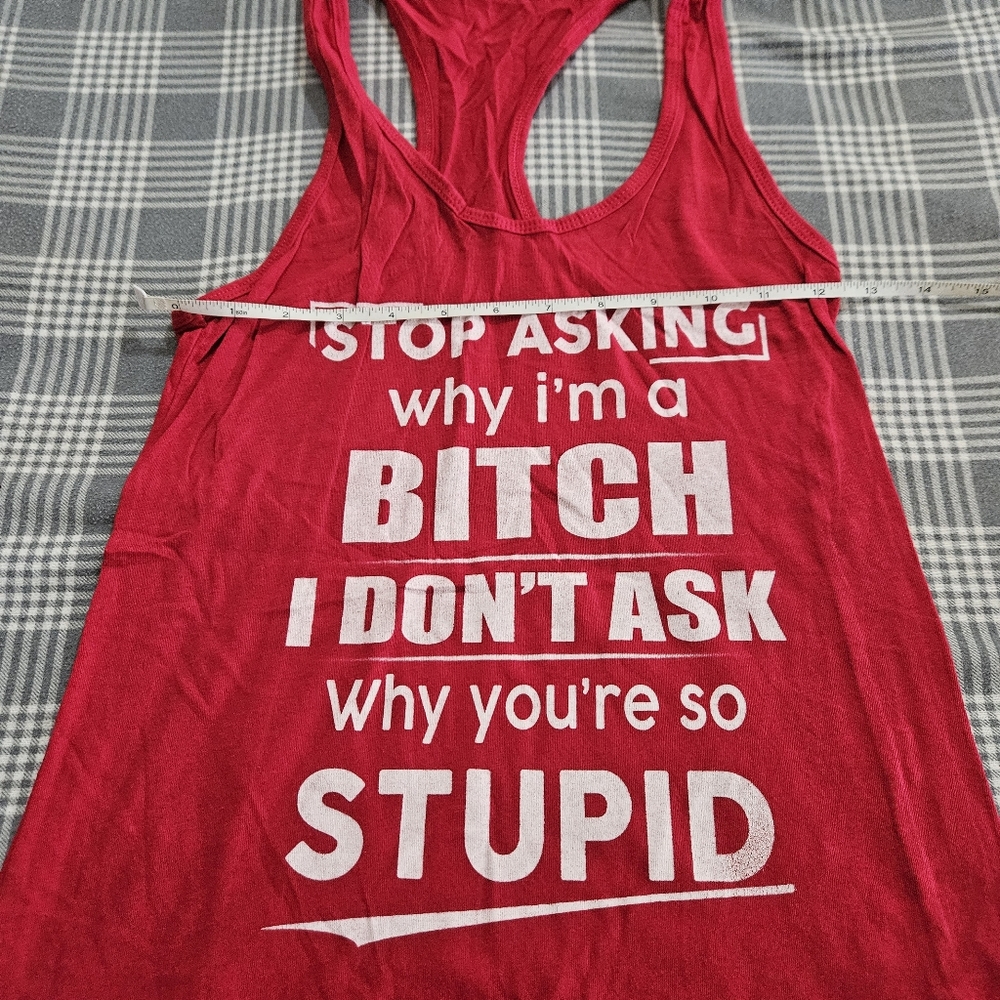 Red Racerback Tank - Picture 2 of 4